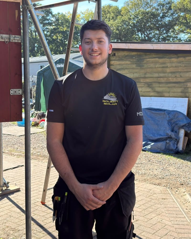 Ant, electrician at Solent Solar