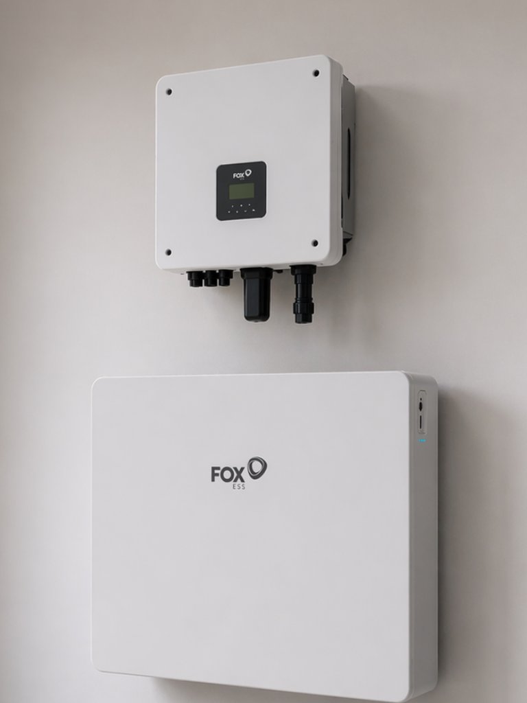 Fox ESS H1-G2 hybrid inverter with an EP wall battery